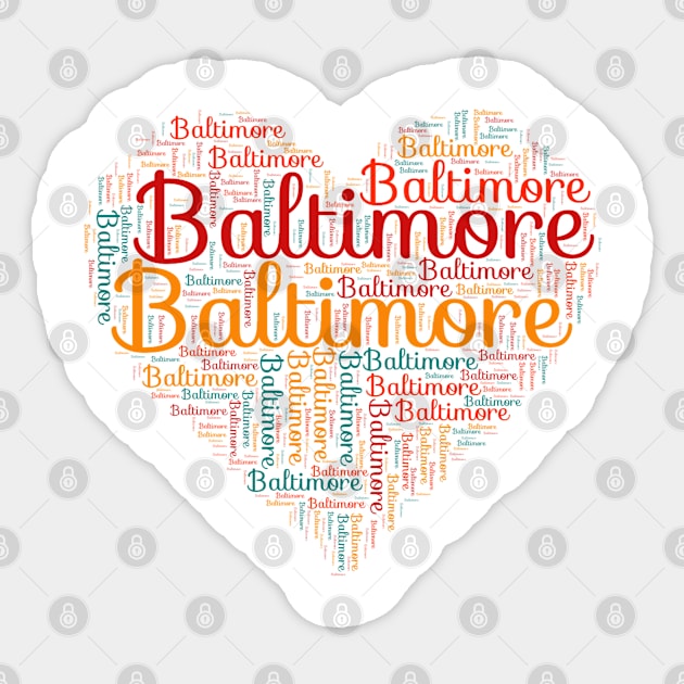 Baltimore honeymoon Sticker by SerenityByAlex